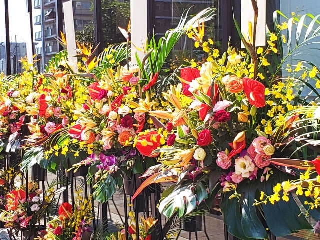 開店祝いのお花
